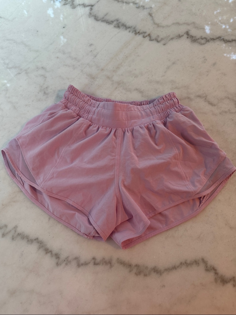 Light pink hotty hot shorts